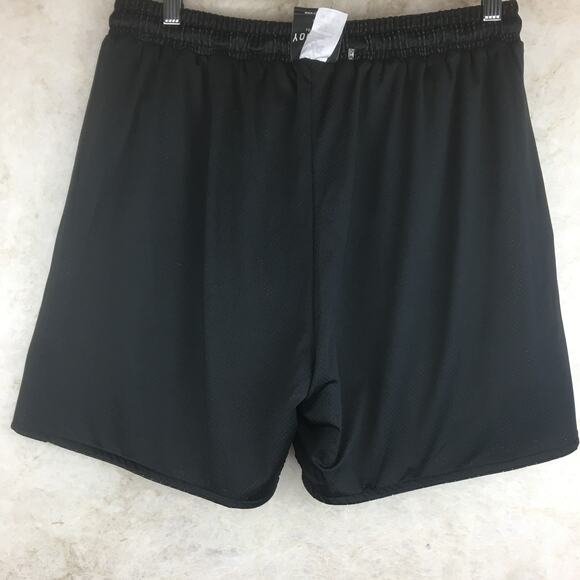 YOUNGLA Black Lined Tatoo Shorts Men's Size Large - Picture 7 of 13